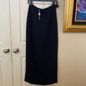 Moschino Couture Navy Maxi Skirt